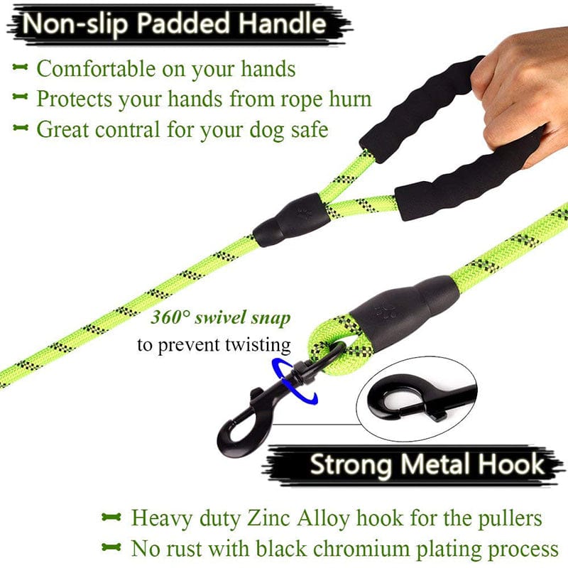 Duggido Dog Supplies Duggido Strong-Dog Leash for pulling dogs